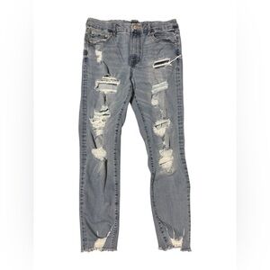 Aeropostale Distressed Gray Women's Jeggings